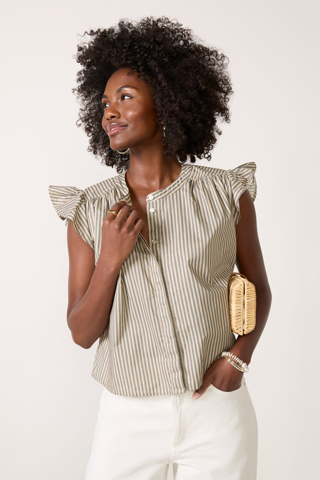 Leona Flutter Top