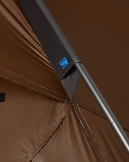 Mountain Star 3 Person Tent Set | Gunmetal-Camel