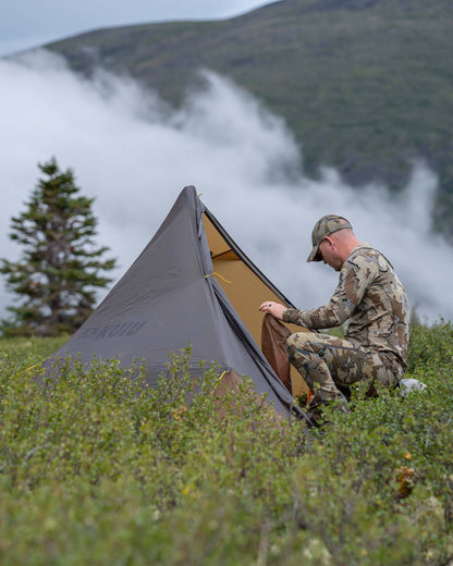 Outlet Summit Star 1 Person Tent | Gunmetal-Orange