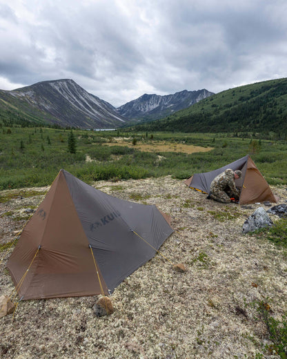 Outlet Summit Star 1 Person Tent | Gunmetal-Orange