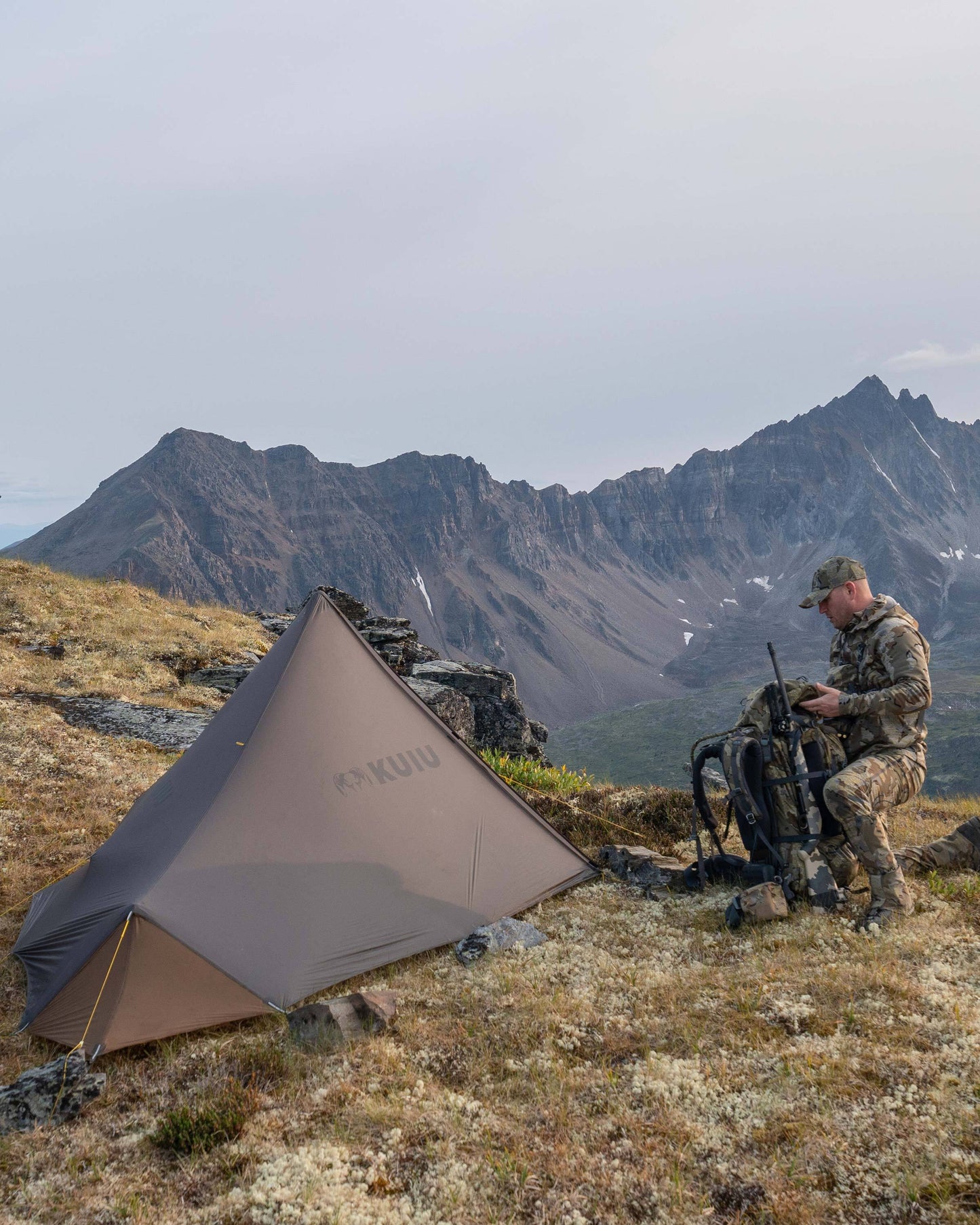 Outlet Summit Star 1 Person Tent | Gunmetal-Orange