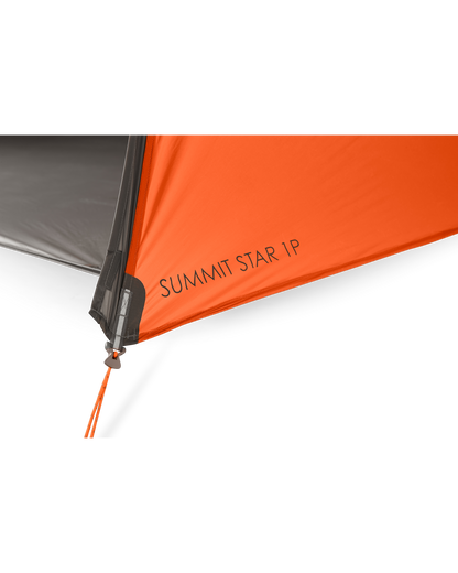 Outlet Summit Star 1 Person Tent | Gunmetal-Orange