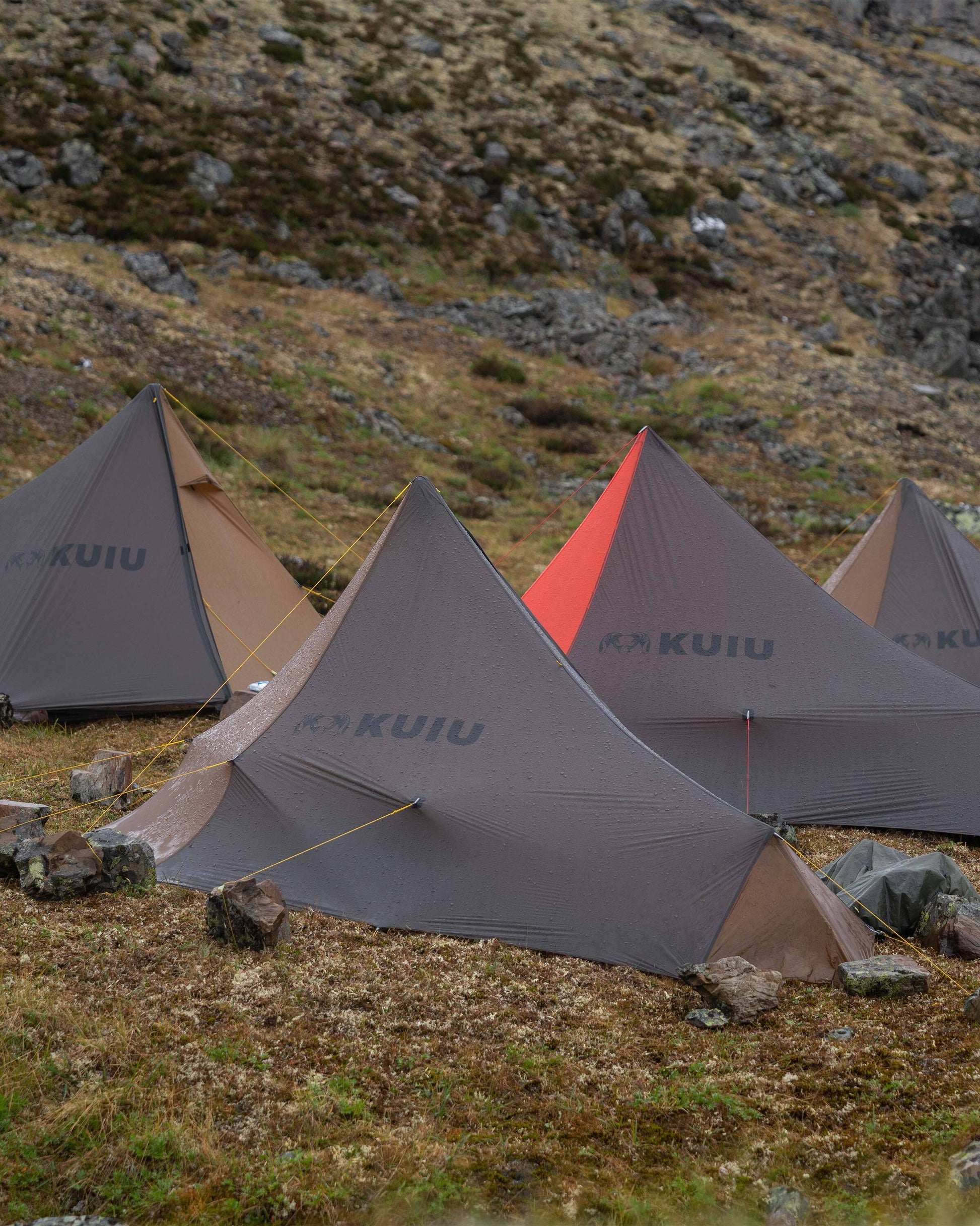 Outlet Summit Star 1 Person Tent | Gunmetal-Orange