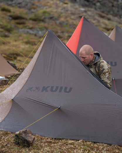 Outlet Summit Star 1 Person Tent | Gunmetal-Orange