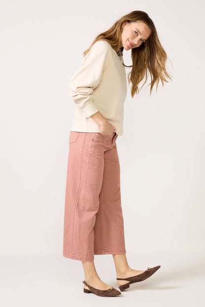 Shirred Sleeve Sweatshirt