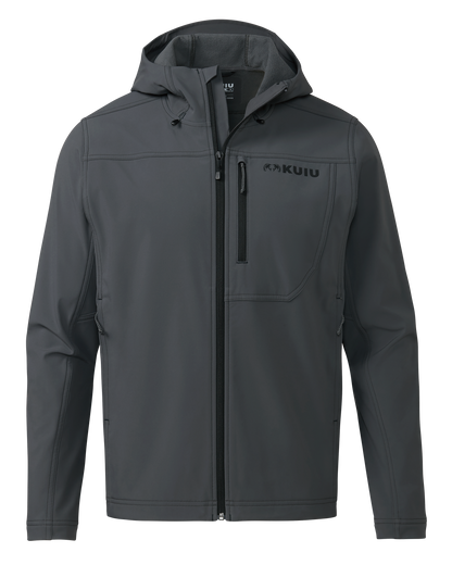 Alpine Hooded Jacket | Gunmetal
