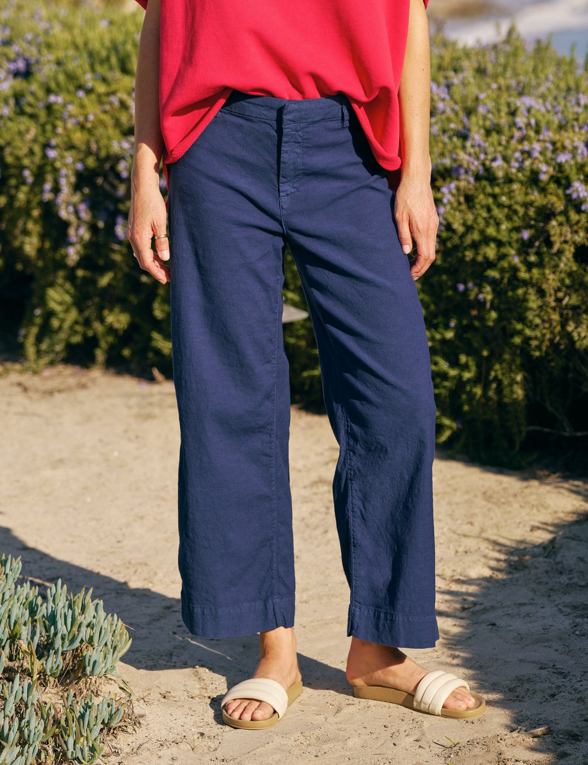WEXFORD Summer Navy, Italian Performance Linen