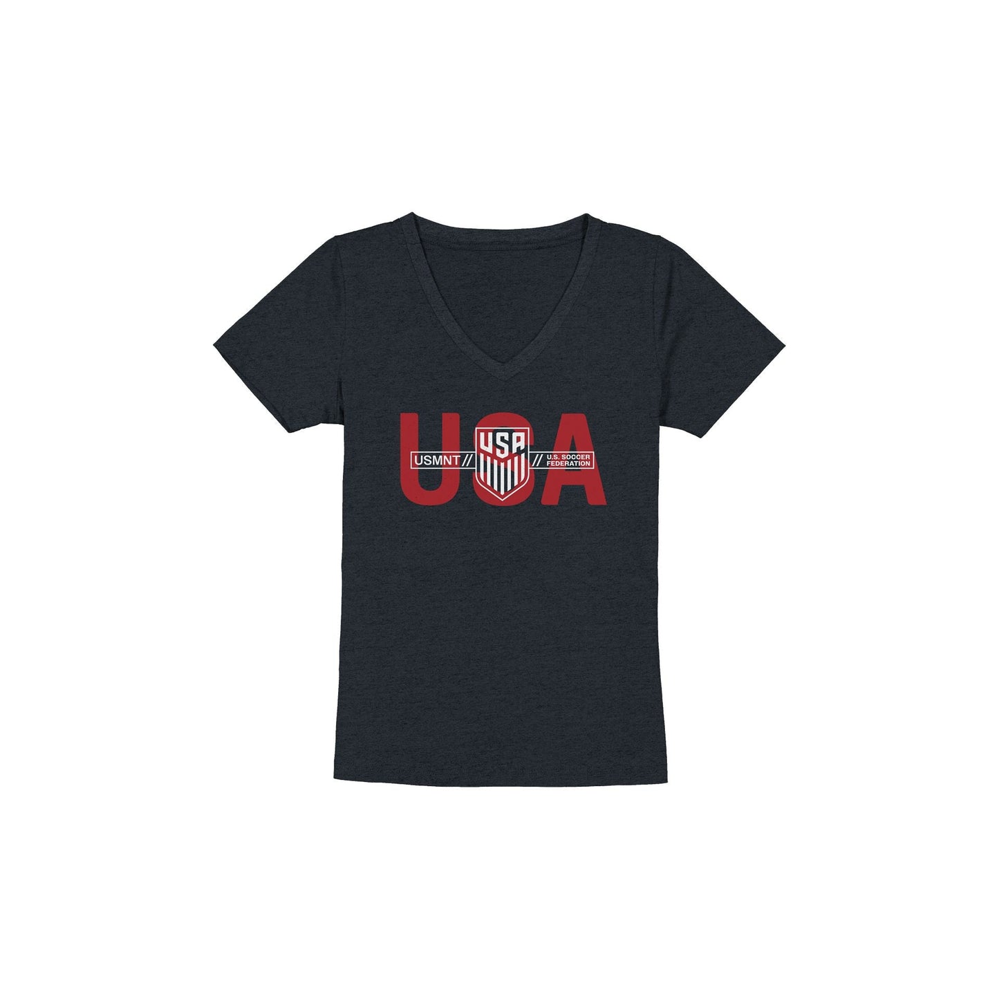 U.S. Soccer Men's National Team History Women's Navy T-Shirt