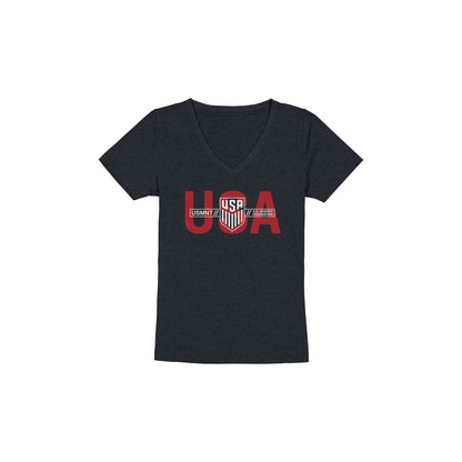 U.S. Soccer Men's National Team History Women's Navy T-Shirt