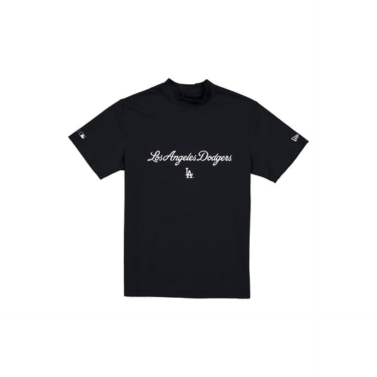 Los Angeles Dodgers Mockneck Black T-Shirt