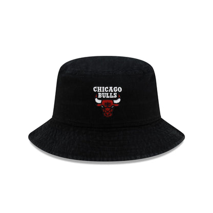 Chicago Bulls Black Bucket Hat