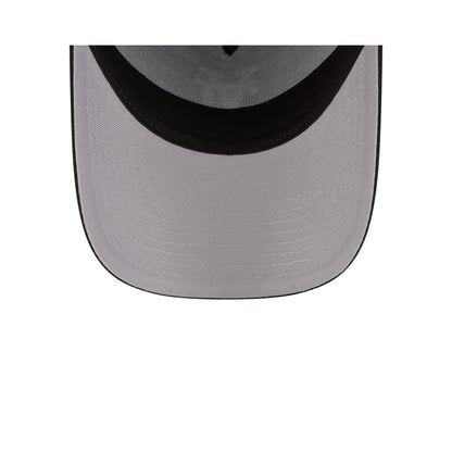 Los Angeles Dodgers Upside Down Logo Black 9FORTY A-Frame Snapback Hat