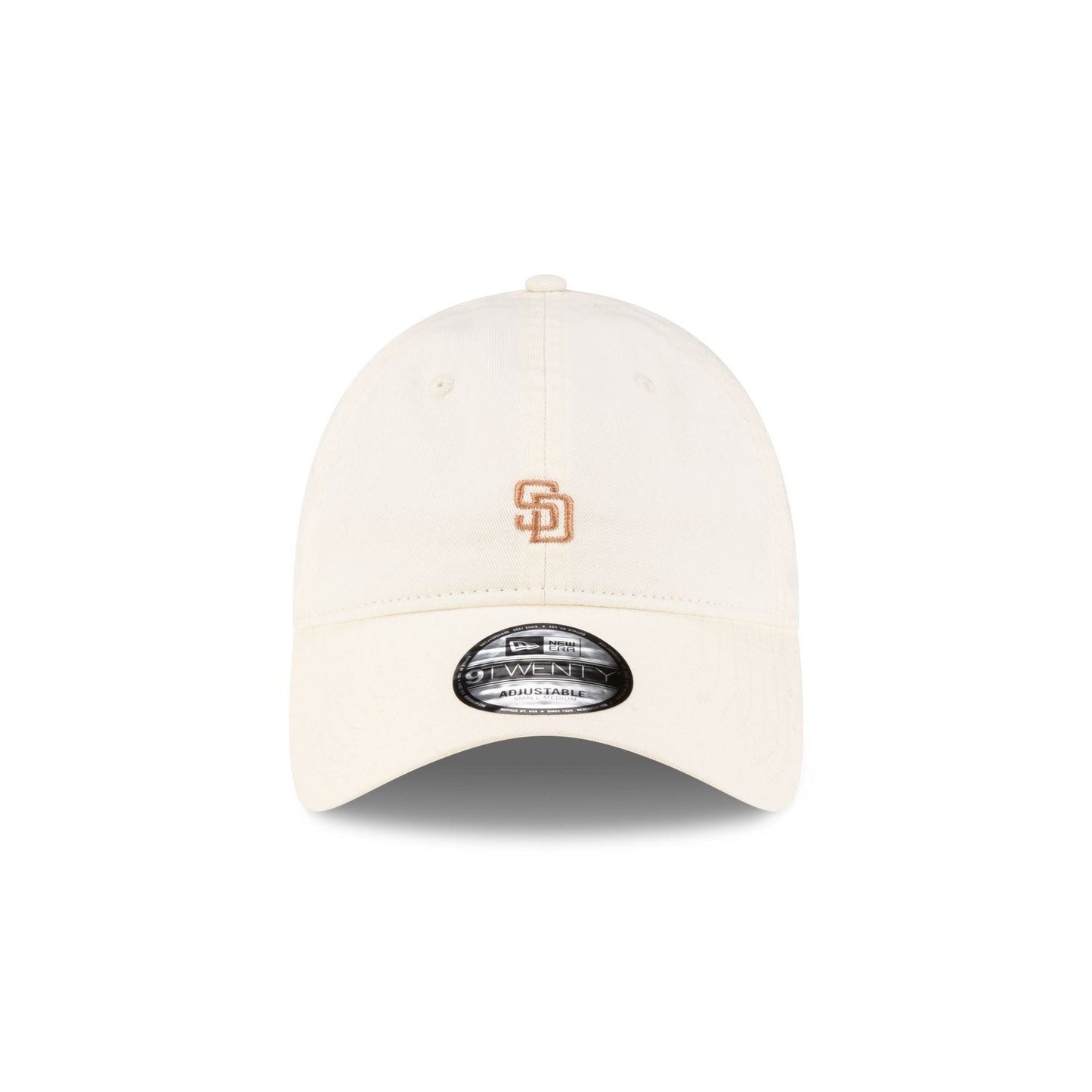 San Diego Padres Mini Logo Cream 9TWENTY Adjustable Hat