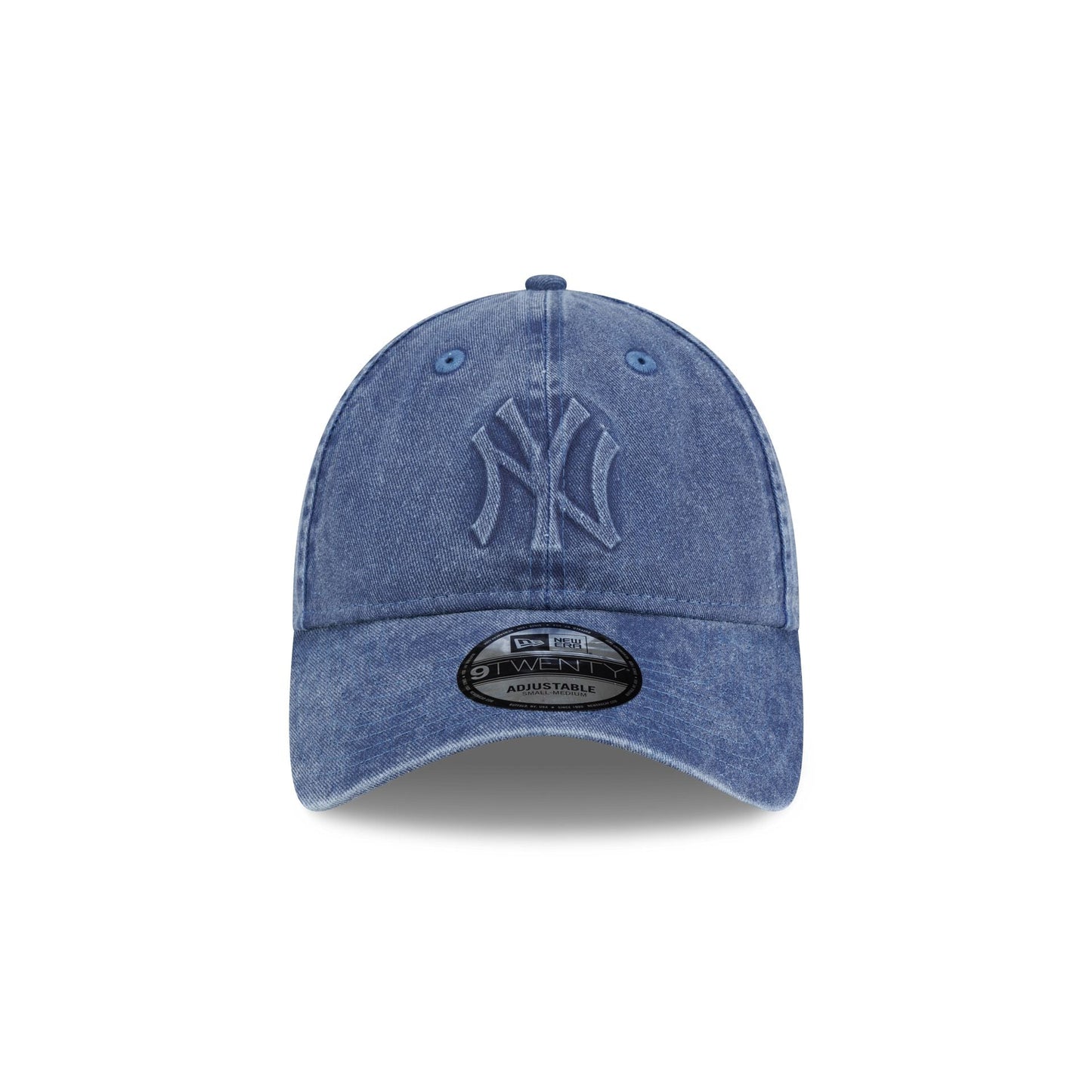 New York Yankees Embossed Logo Navy 9TWENTY Adjustable Hat
