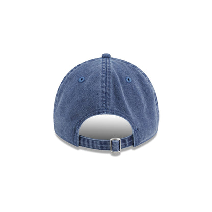 New York Yankees Embossed Logo Navy 9TWENTY Adjustable Hat