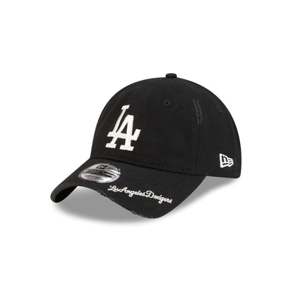 Los Angeles Dodgers Distressed Black 9TWENTY Adjustable Hat