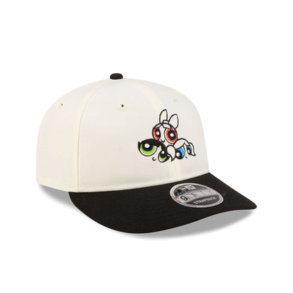 The Powerpuff Girls Cream Black Retro Crown 9FIFTY Strapback Hat