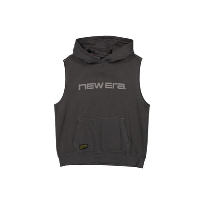 New Era Cap Originators Black Sleeveless Hoodie