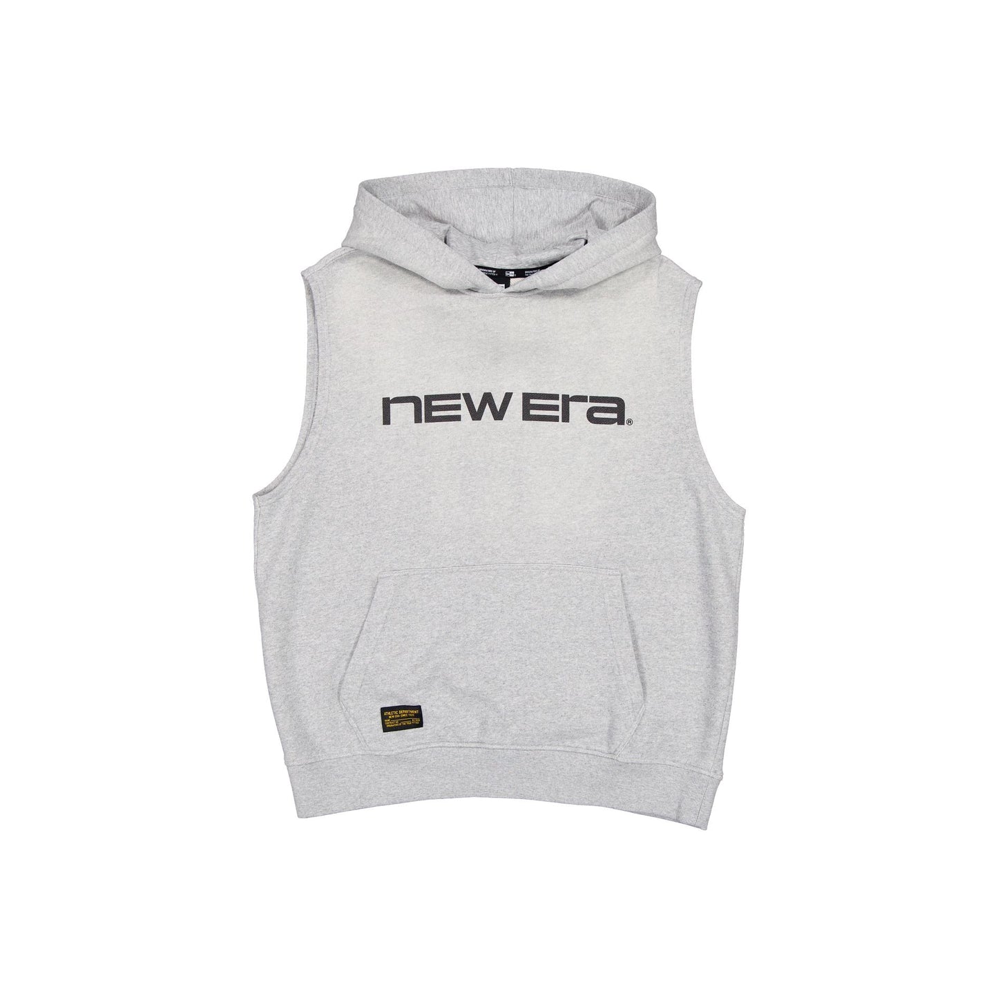 New Era Cap Originators Heather Gray Sleeveless Hoodie