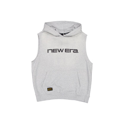 New Era Cap Originators Heather Gray Sleeveless Hoodie