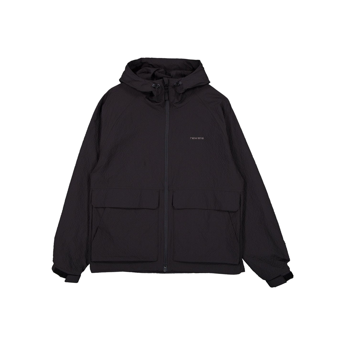 New Era Cap Black Label Crinkle Black Windbreaker