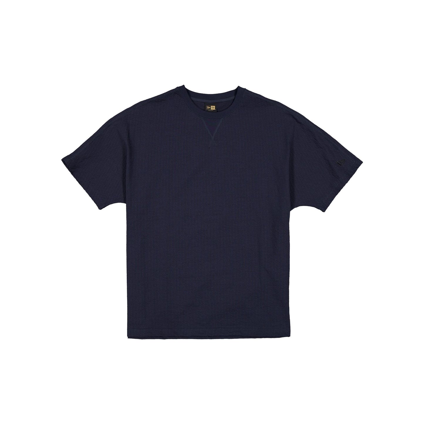 New Era Cap Black Label Seersucker Midnight Blue T-Shirt