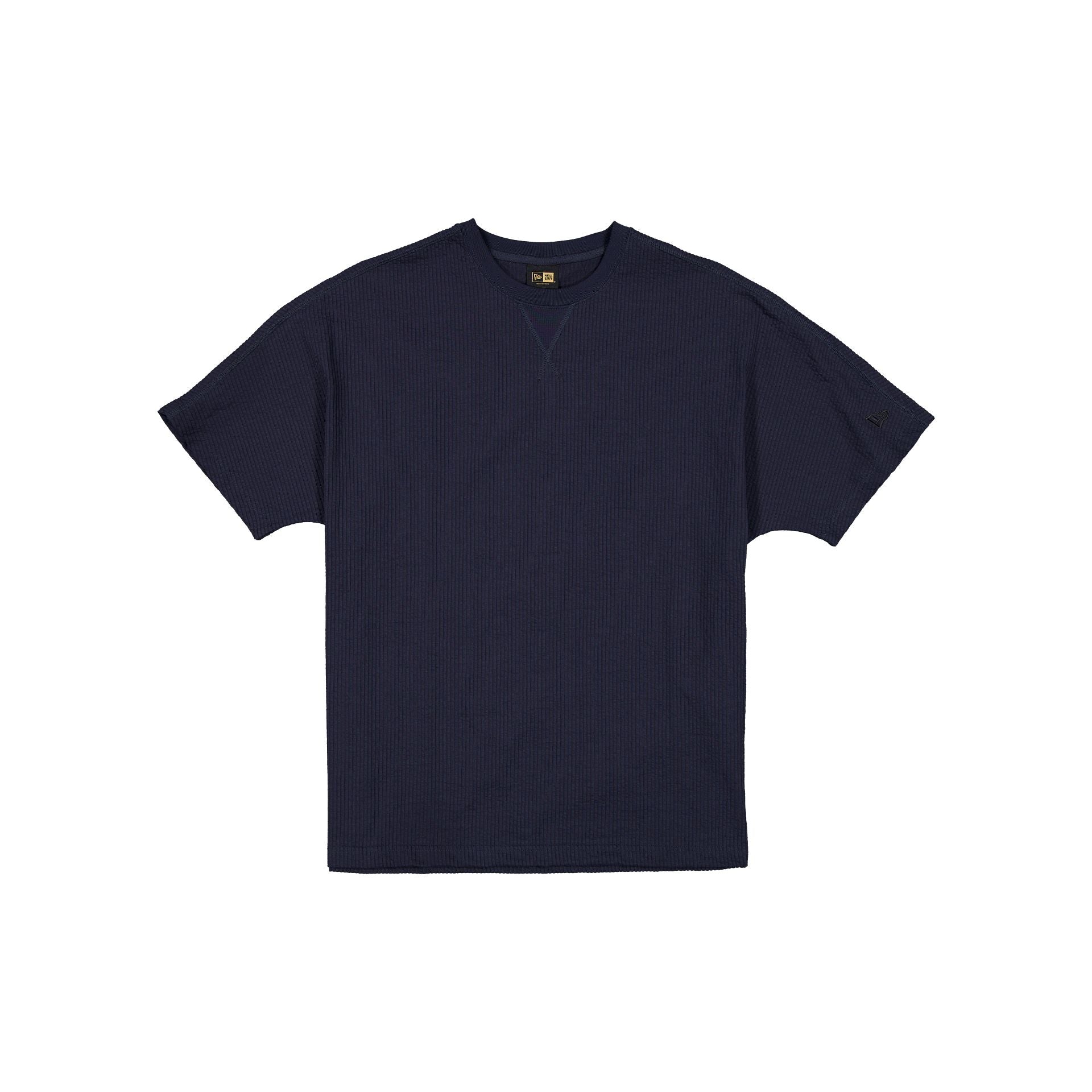 New Era Cap Black Label Seersucker Midnight Blue T-Shirt