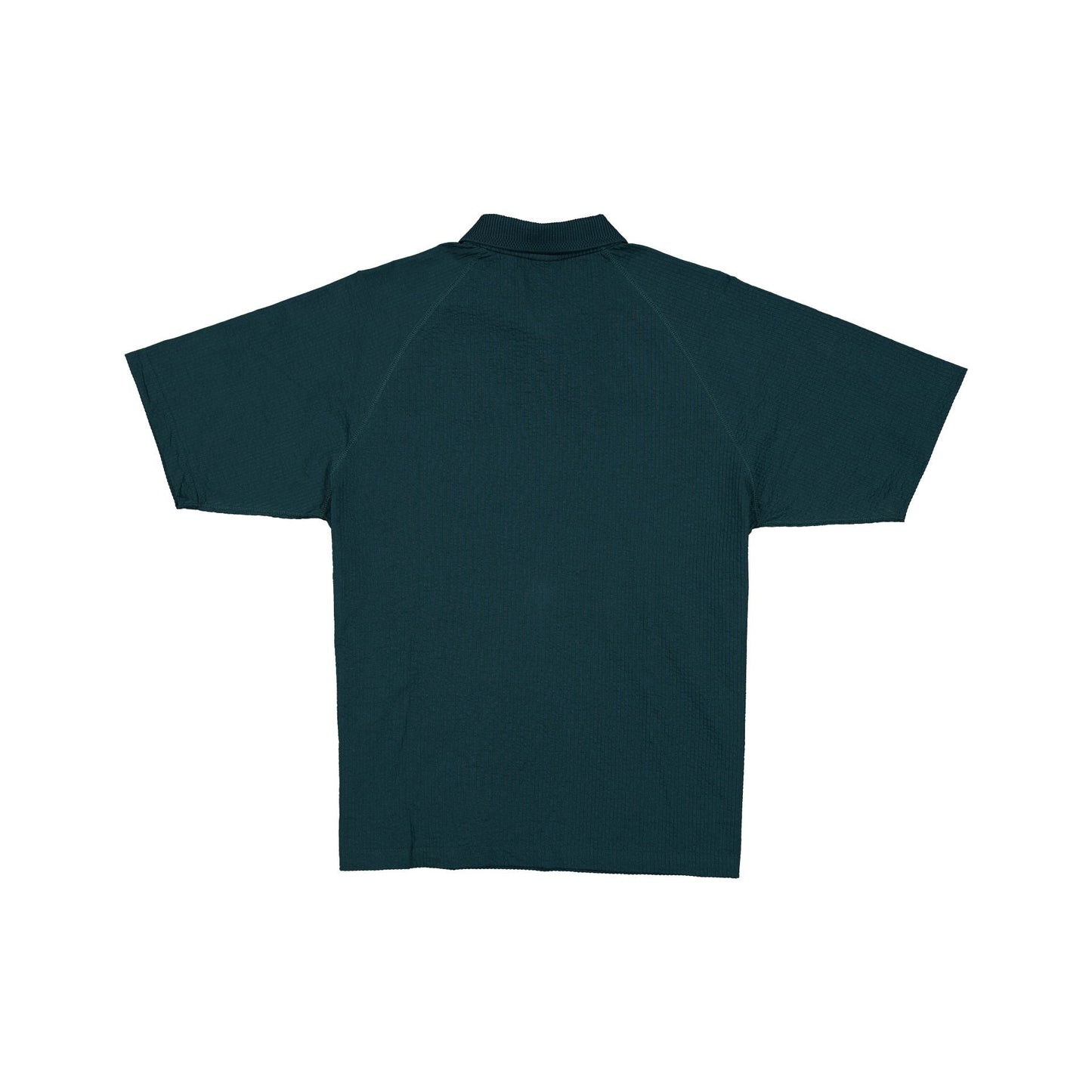 New Era Cap Black Label Crinkle Dark Green Polo Shirt