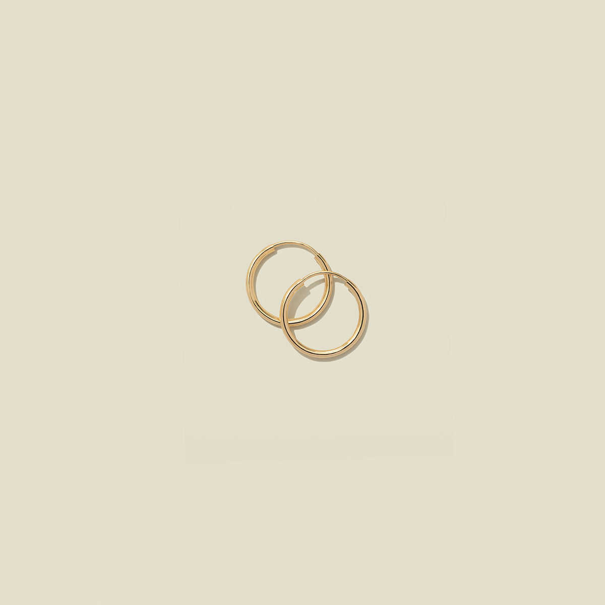 14k Live In Hoop Earrings
