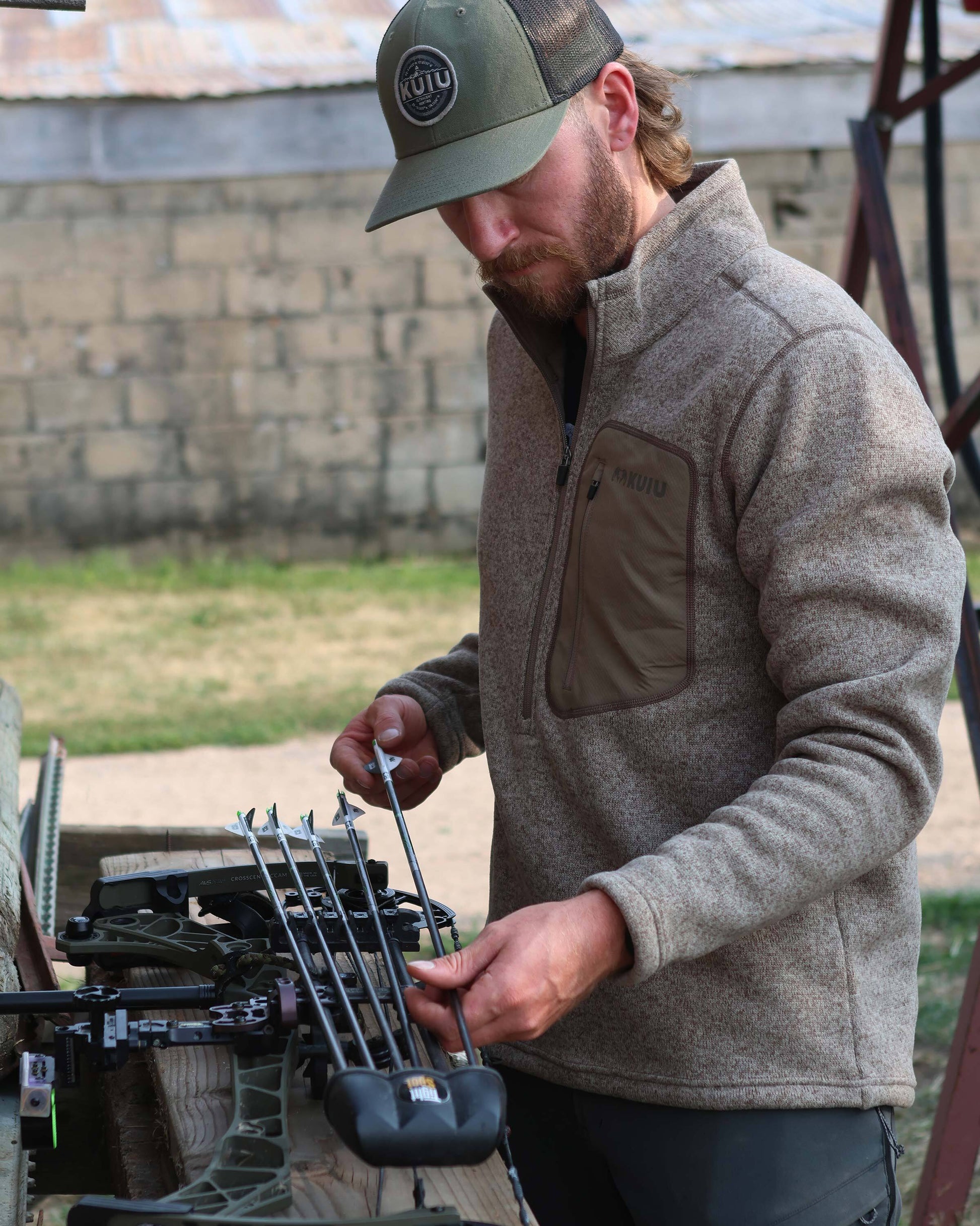 Base Camp Pullover Sweater | Olive Heather