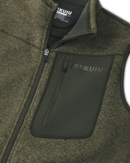 Base Camp Sweater Vest | Olive Heather
