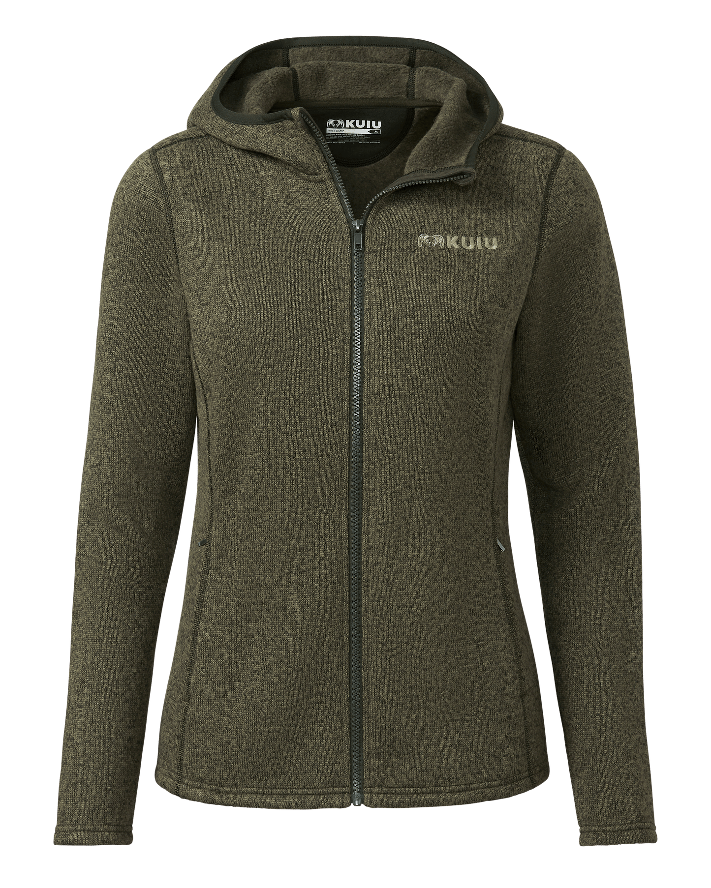 Women's Base Camp Hooded Sweater | Olive Heather