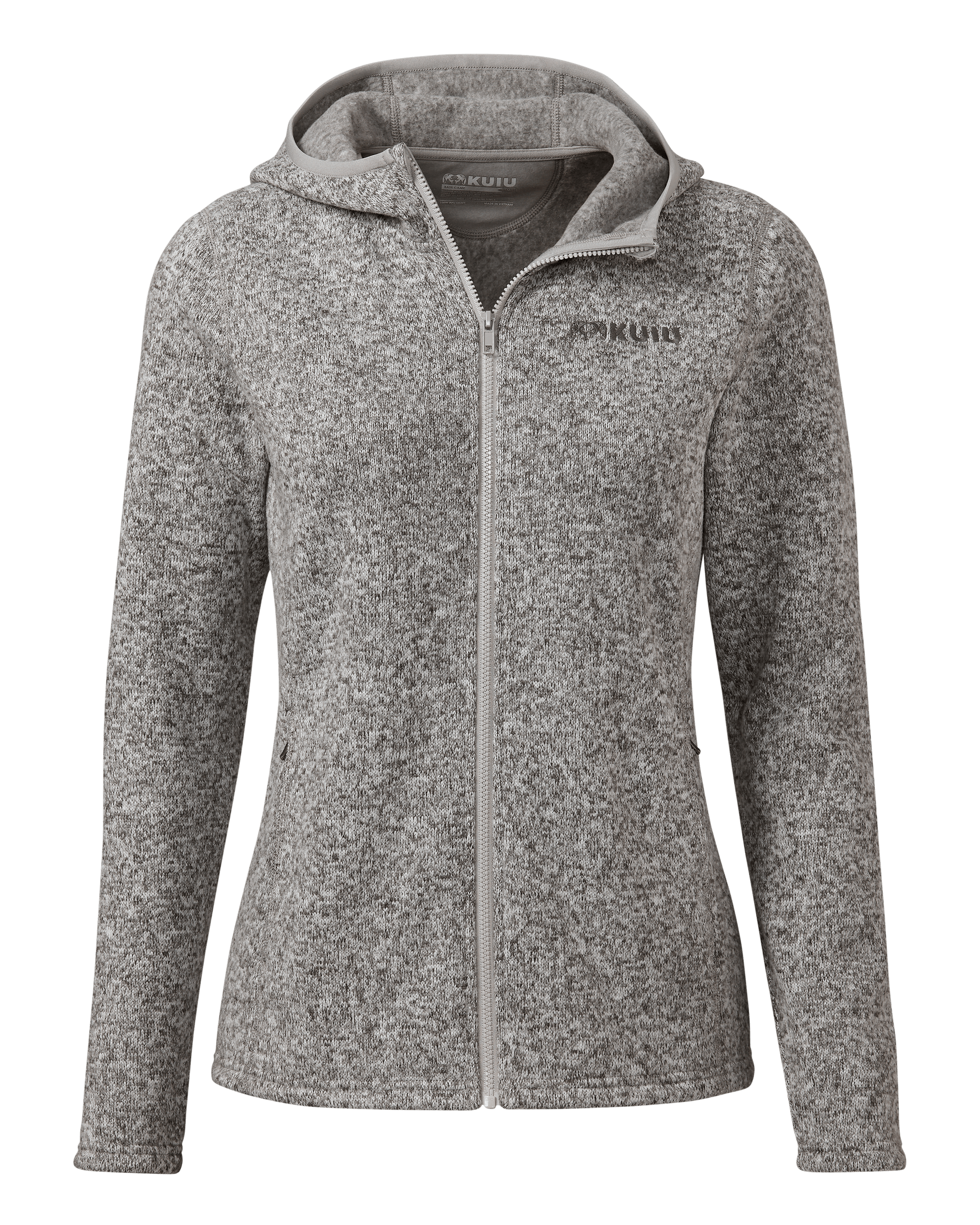 Women's Base Camp Hooded Sweater | Stone White Heather