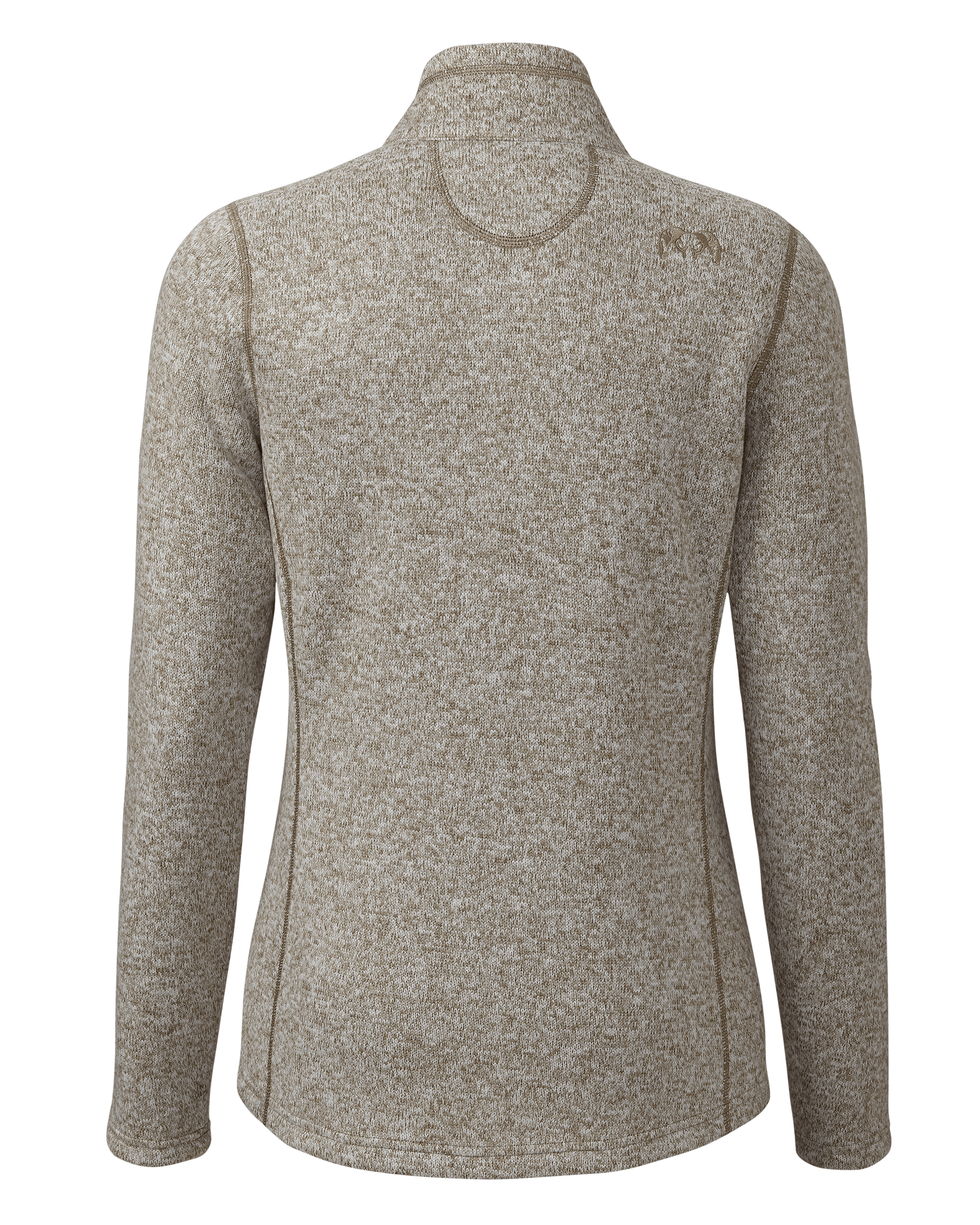 Women's Base Camp Full Zip Sweater | Khaki White Heather
