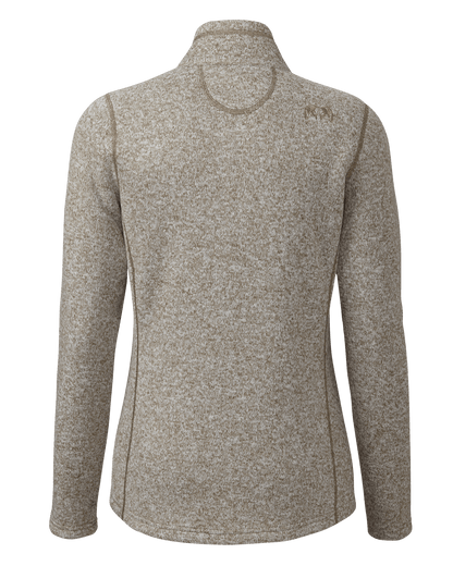 Women's Base Camp Full Zip Sweater | Khaki White Heather