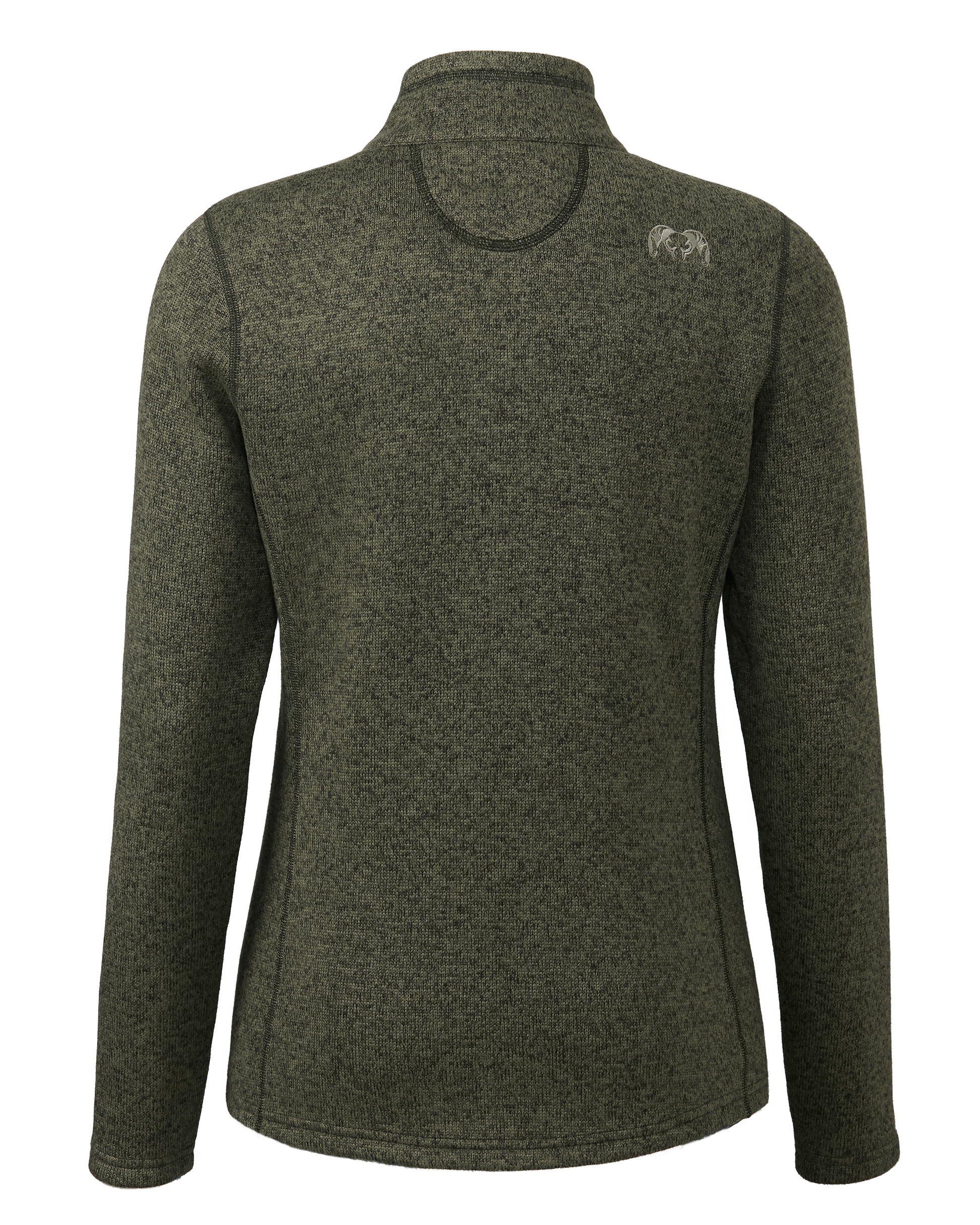 Outlet Women's Base Camp Full Zip Sweater | Olive Heather