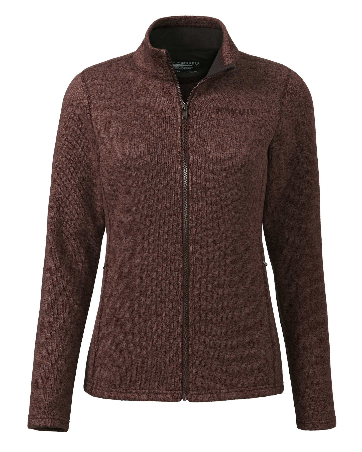 Outlet Women's Base Camp Full Zip Sweater | Windsor Wine Heather