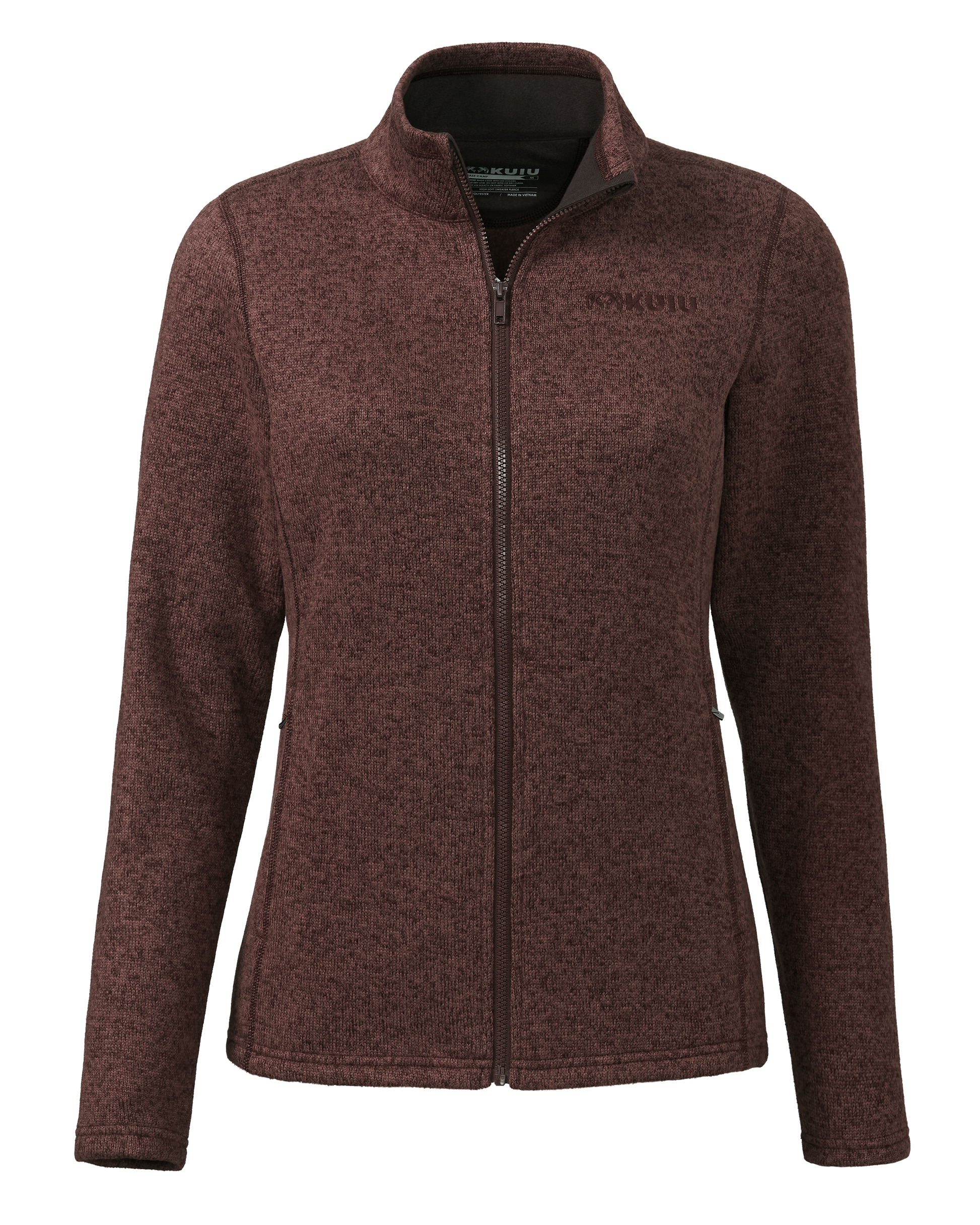 Outlet Women's Base Camp Full Zip Sweater | Windsor Wine Heather