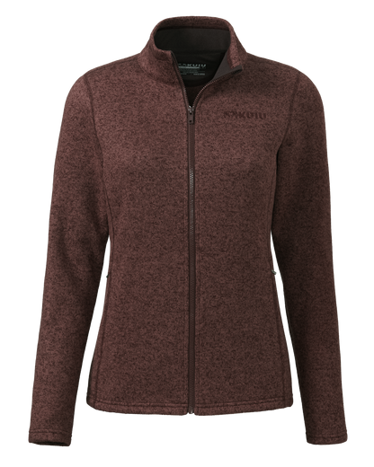 Outlet Women's Base Camp Full Zip Sweater | Windsor Wine Heather