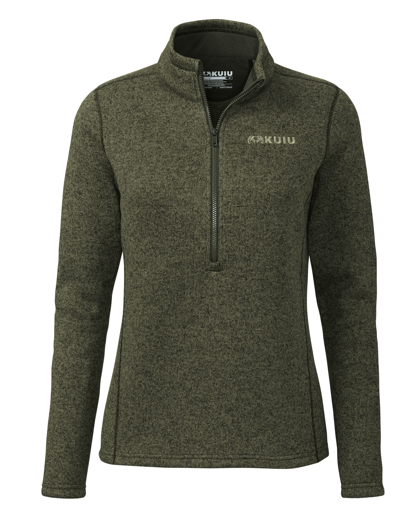 Outlet Women's Base Camp Pullover Sweater | Olive Heather