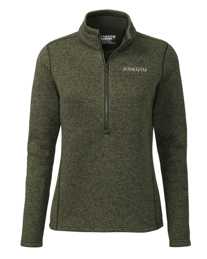 Outlet Women's Base Camp Pullover Sweater | Olive Heather