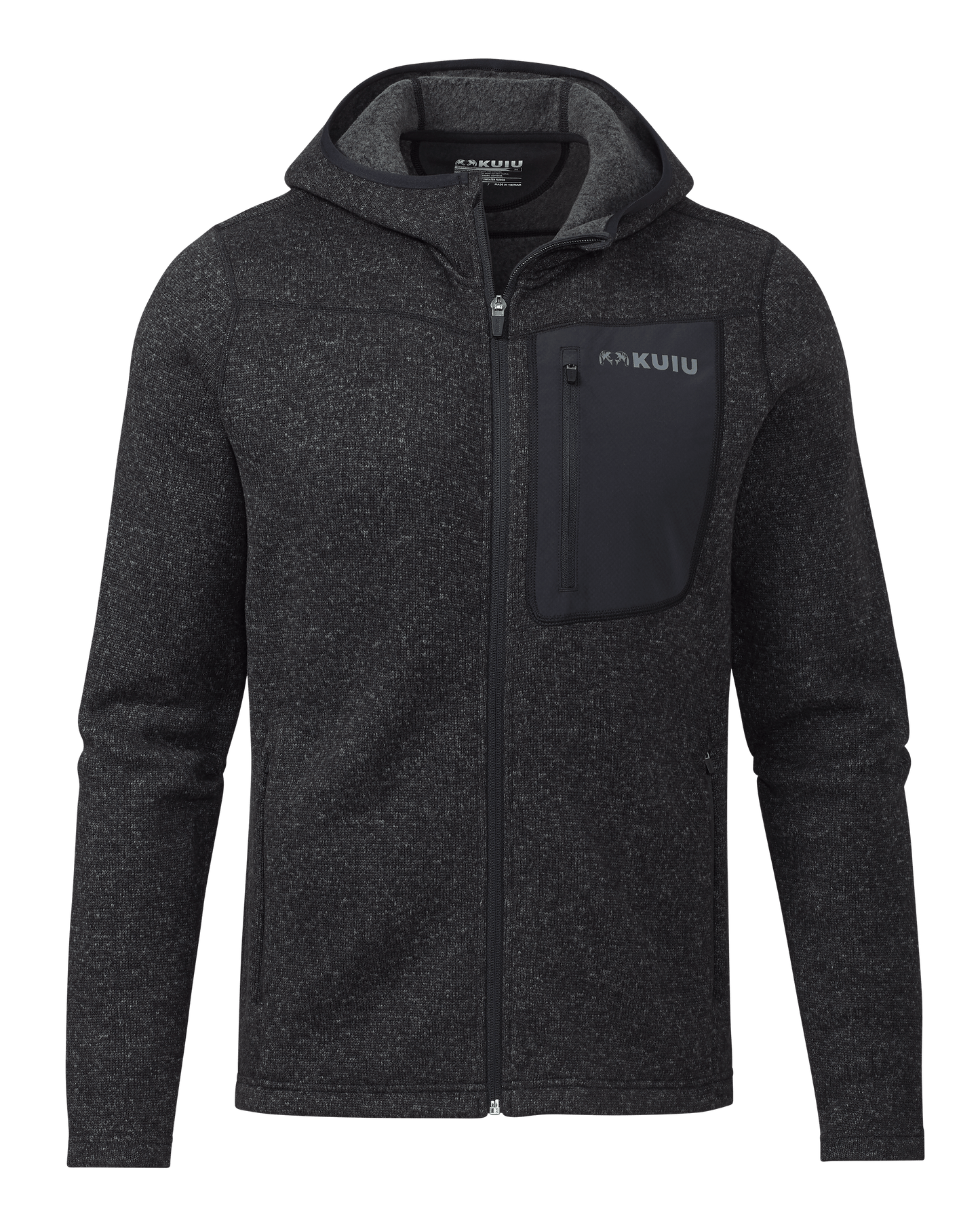 Base Camp Hooded Sweater | Heather Black