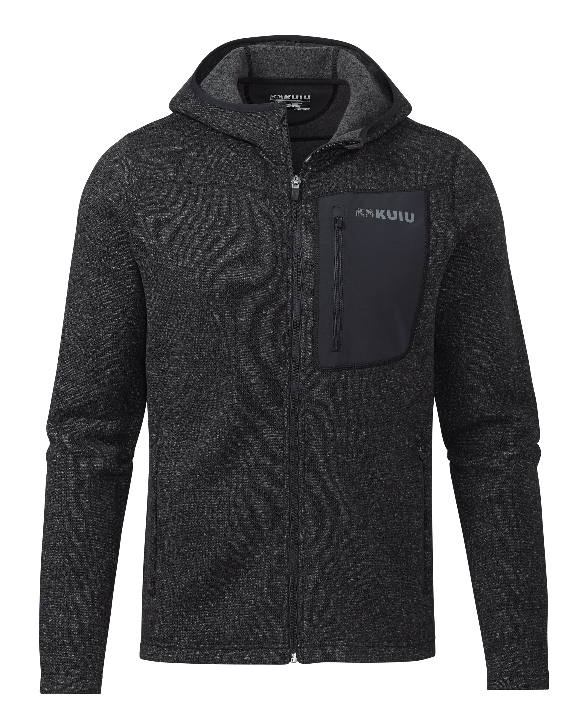 Base Camp Hooded Sweater | Heather Black