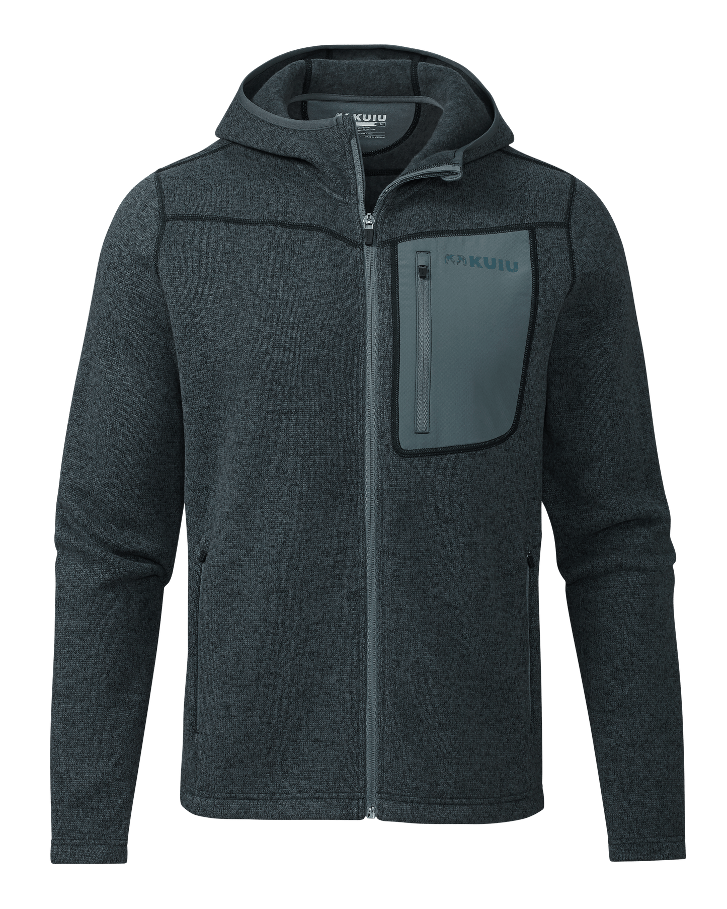 Outlet Base Camp Hooded Sweater | Navy Heather
