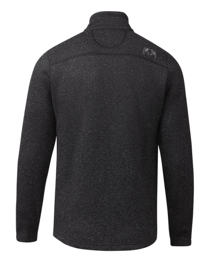 Base Camp Full Zip Sweater | Heather Black