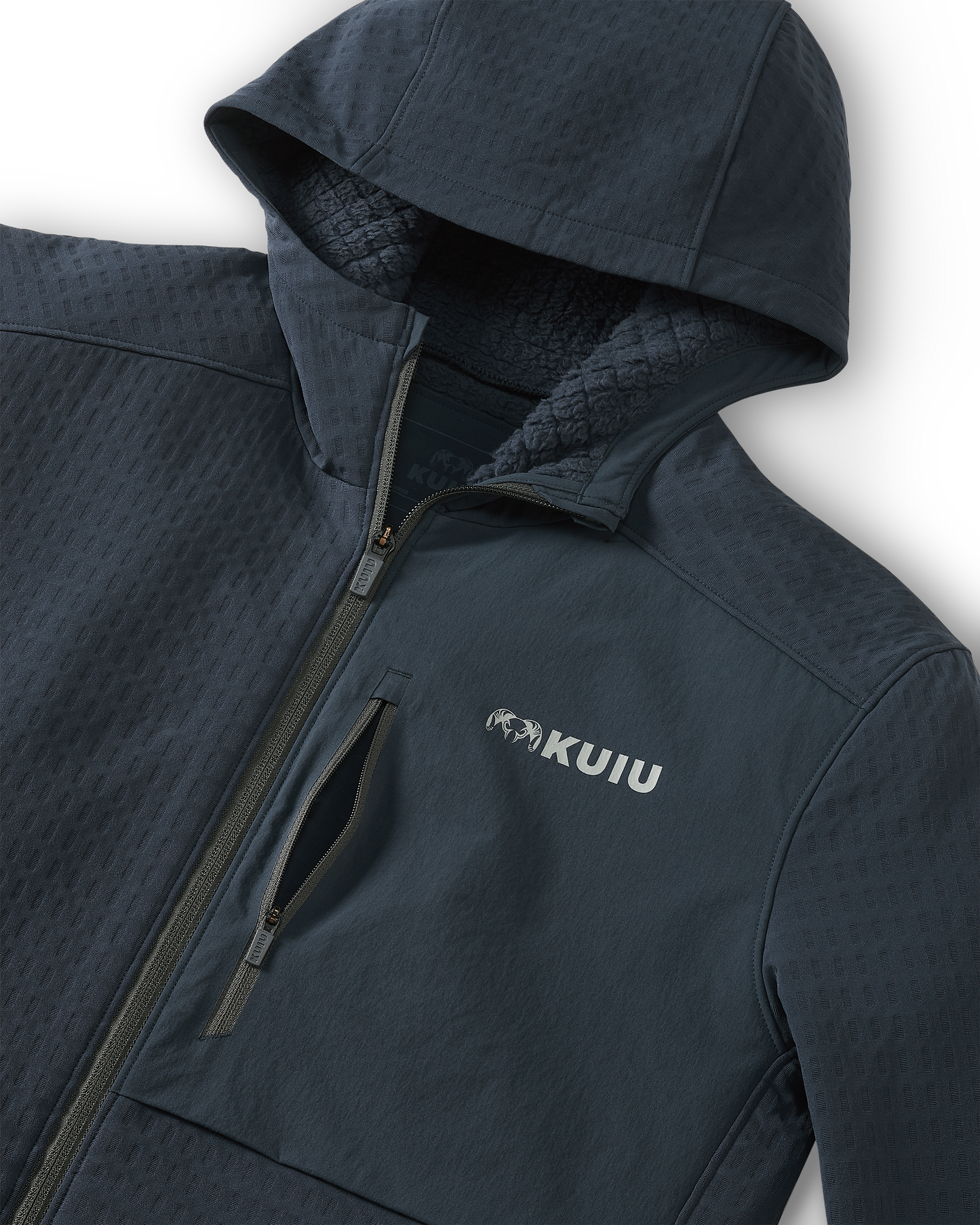 Blockfield Fleece Hoodie | Steel Blue