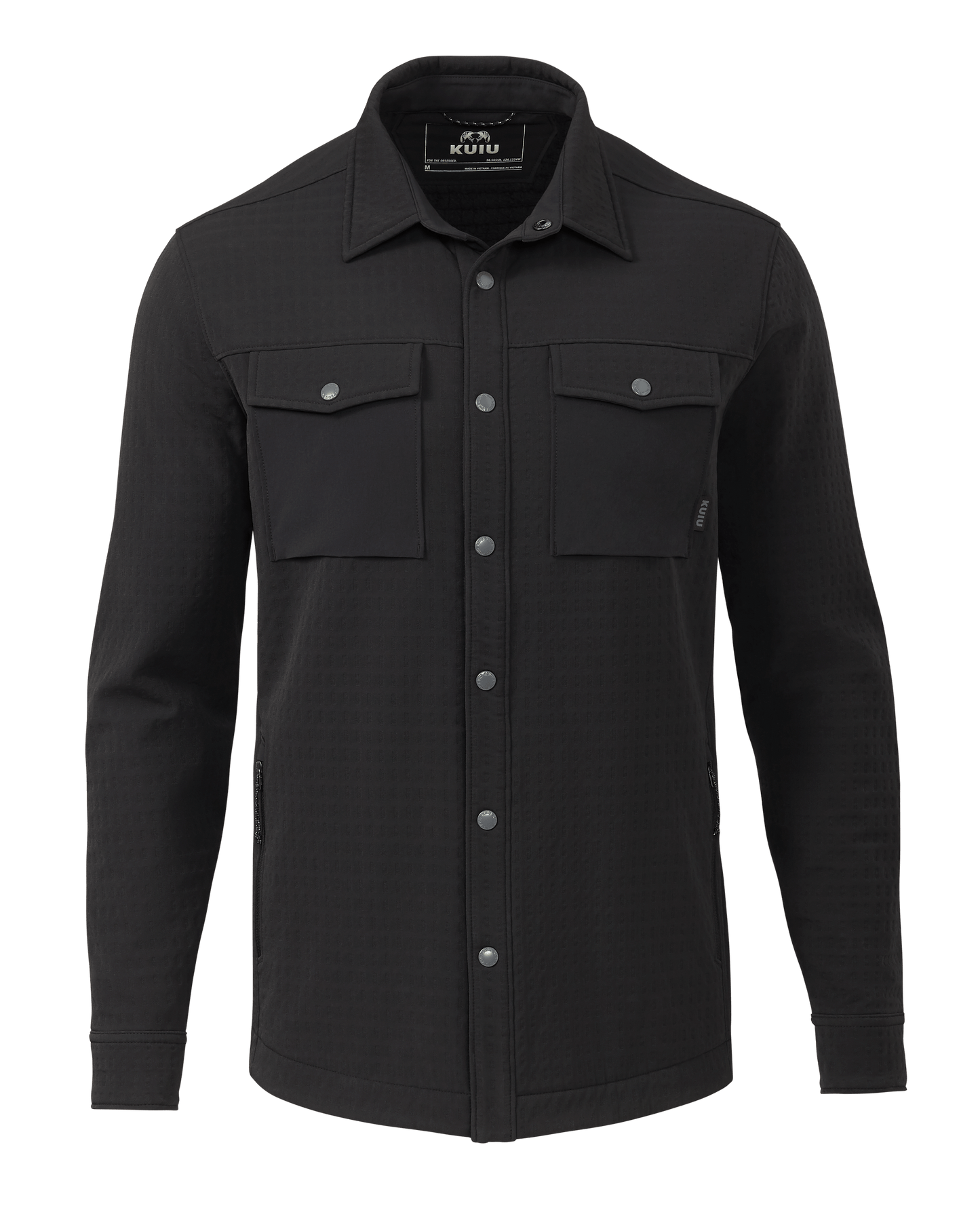 Blockfield Fleece Shirt Jacket | Black