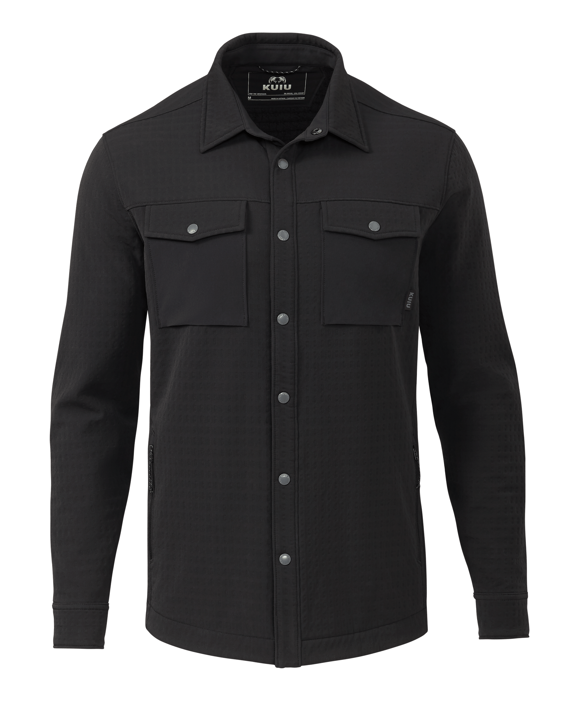 Blockfield Fleece Shirt Jacket | Black