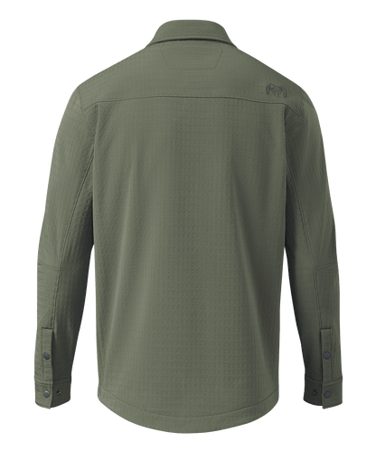 Blockfield Fleece Shirt Jacket | Dark Sage
