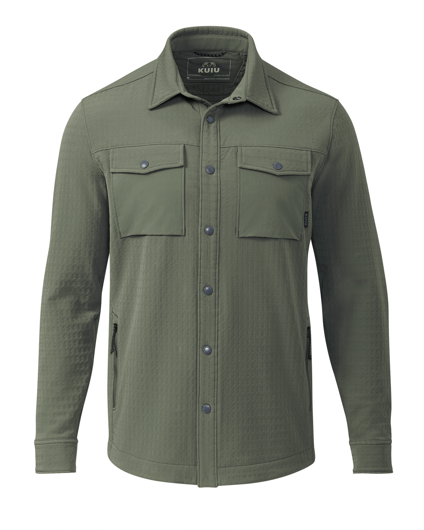 Blockfield Fleece Shirt Jacket | Dark Sage